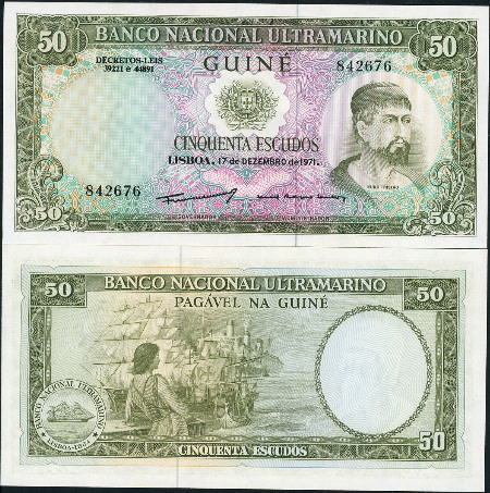 50 escudos  (90) UNC Banknote