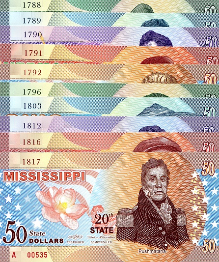 50 Dollars  (90) UNC Banknote