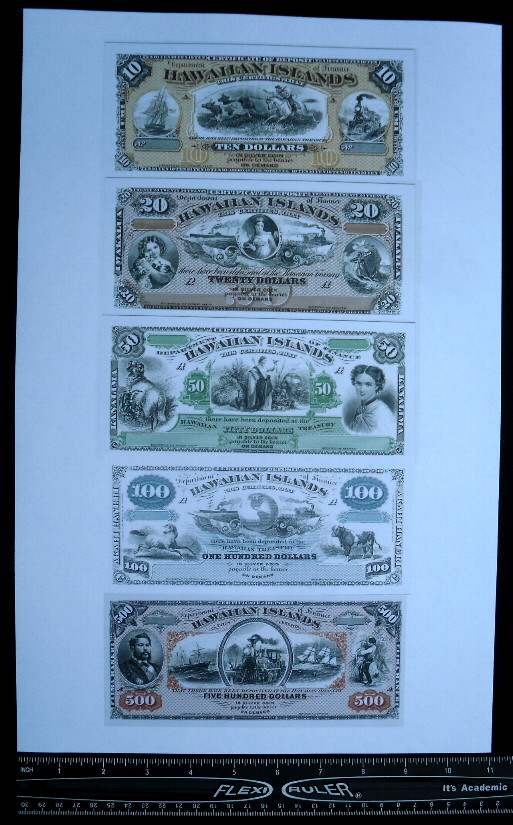 10-500 dollars  (90) UNC Banknote