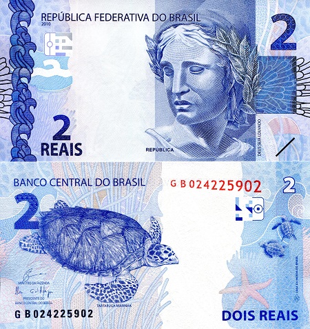 2 Reais  (90) UNC Banknote