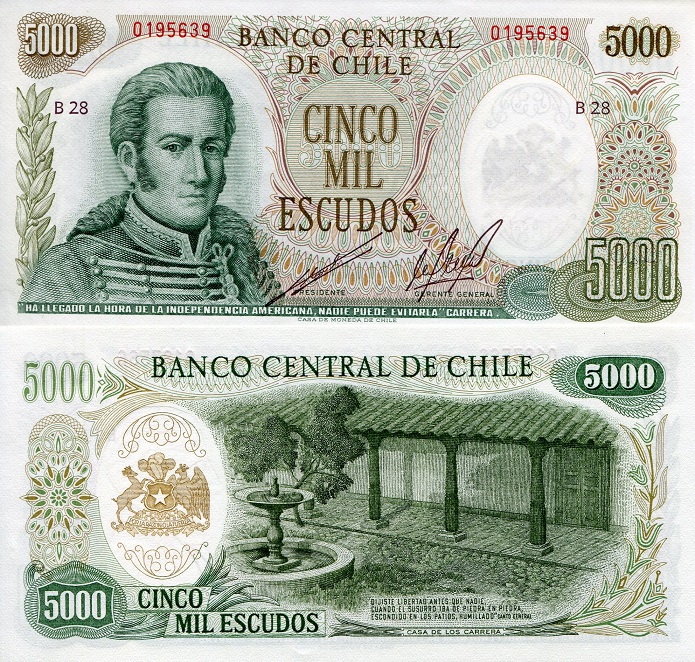 5000 escudos  (90) UNC Banknote