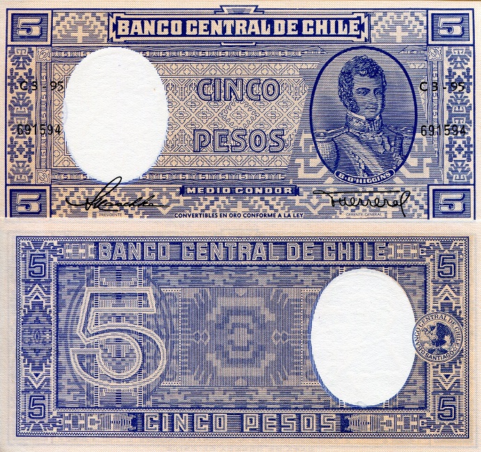5 pesos  (90) UNC Banknote