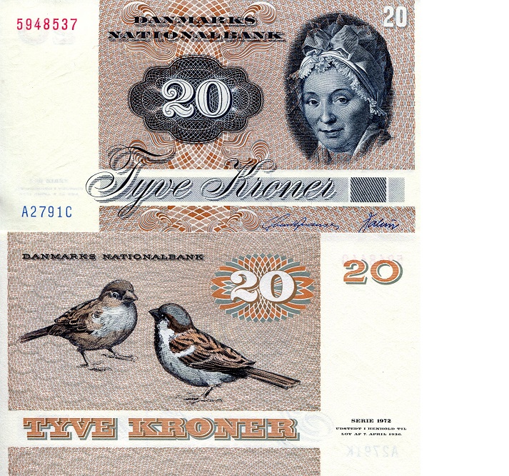 20 kroner  (90) UNC Banknote