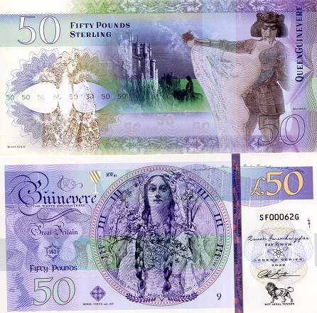 50 pounds sterling  (90) UNC Banknote