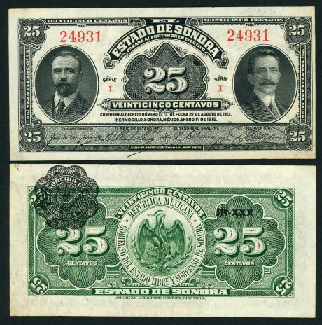 25 centavos  (50) F Banknote