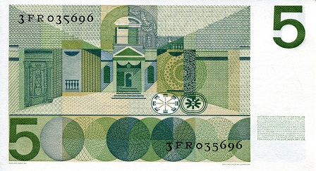 5 gulden  (50) F Banknote
