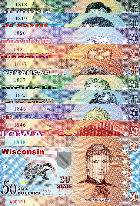 50 Dollars  (90) UNC Banknote
