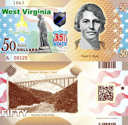 50 Dollars  (90) UNC Banknote