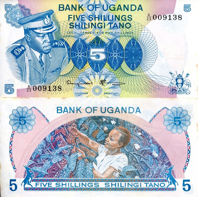 5 shillings  (90) UNC Banknote