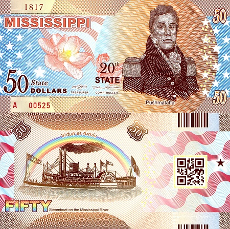 50 Dollars  (90) UNC Banknote